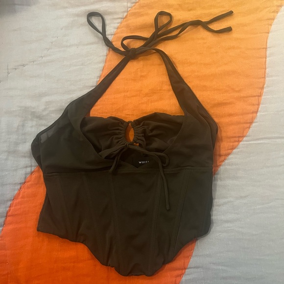 White Fox Love to Love Halter Bustier - Picture 3 of 4